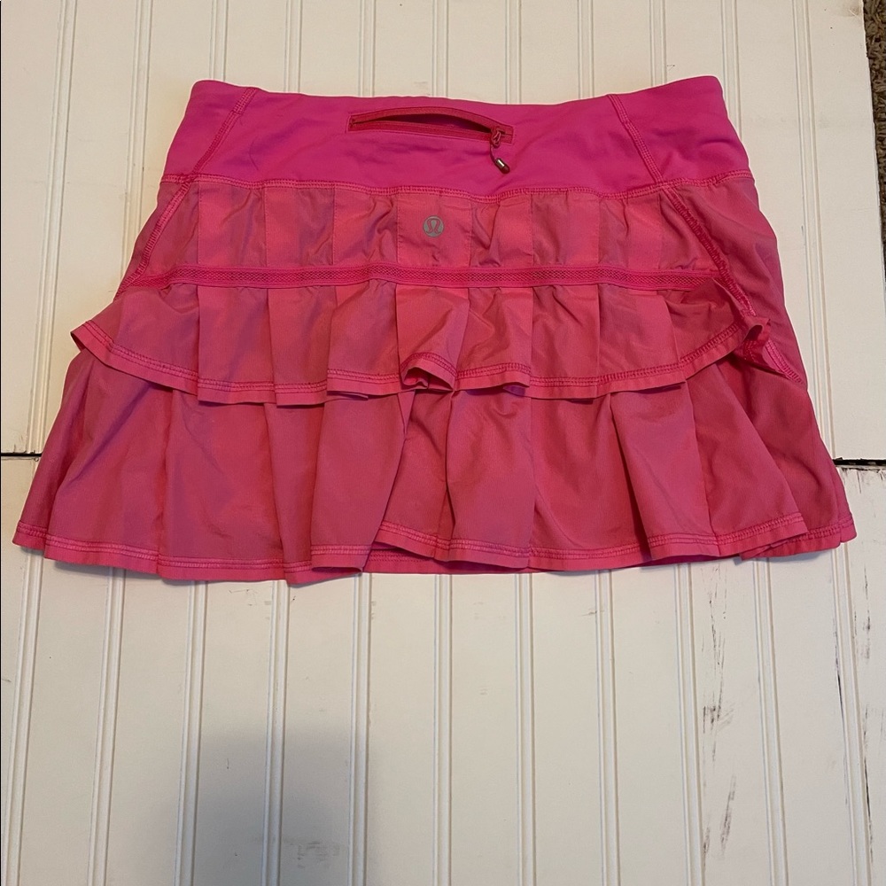 Lululmon pacesetter skirt pink